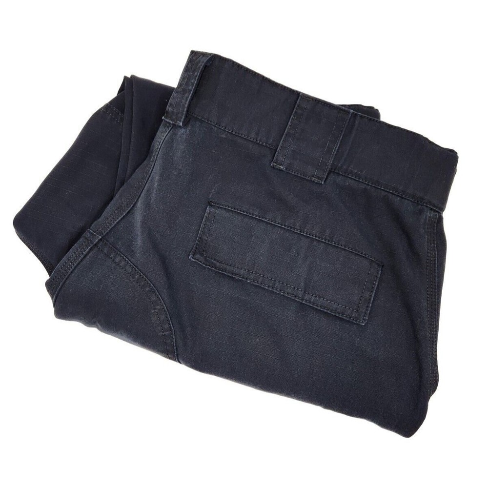 5.11 Tactical TDU Ripstop Pants Men's L Navy Blue Cargo Teflon Relaxed Fit